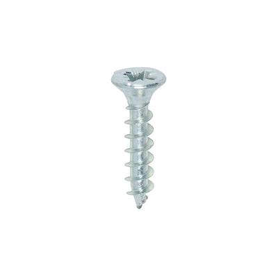 TIMCO Solo Countersunk Silver Woodscrews - 4.0 x 20 (200pcs)