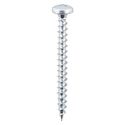 TIMCO Solo Pan Head Silver Woodscrews - 4.0 x 20 (200pcs)