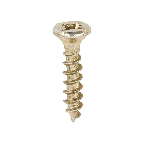 TIMCO Velocity Premium Multi-Use Countersunk Gold Woodscrews - 4.0 x 20 (200pcs)