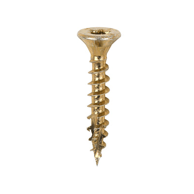 TIMCO C2 Clamp-Fix Multi-Purpose Premium Countersunk Gold Woodscrews - 4.0 x 25 (200pcs)