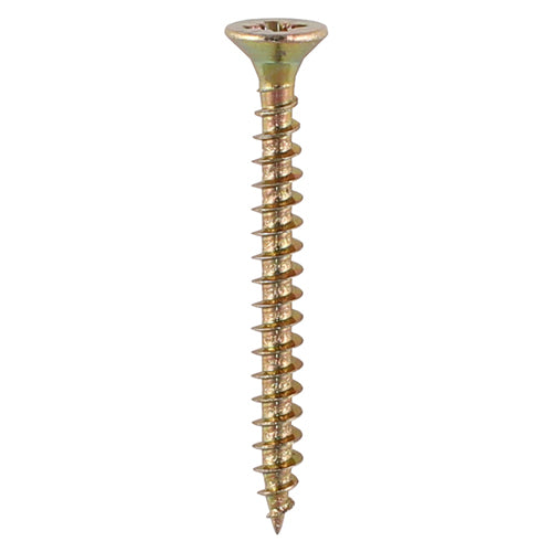 TIMCO Solo Countersunk Gold Woodscrews - 4.0 x 25 (30pcs)