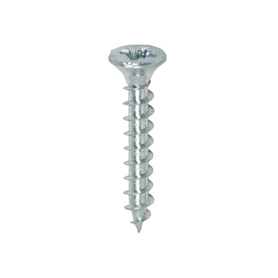 TIMCO Solo Countersunk Silver Woodscrews - 4.0 x 25 (200pcs)