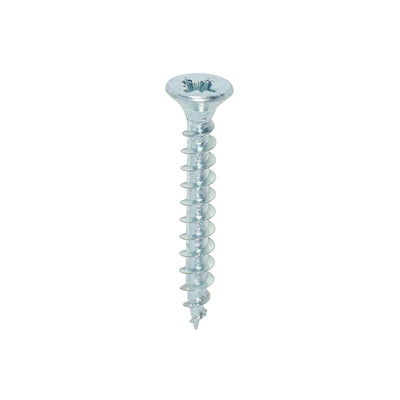 TIMCO Solo Countersunk Silver Woodscrews - 4.0 x 30 (200pcs)