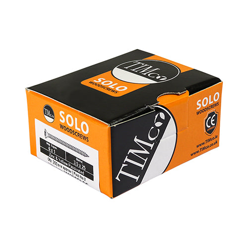 TIMCO Solo Countersunk Gold Woodscrews - 4.0 x 35 (200pcs)