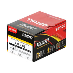 TIMCO Velocity Premium Multi-Use Countersunk Gold Woodscrews - 4.0 x 40 (200pcs)