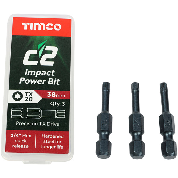 TIMCO C2 Clamp-Fix Multi-Purpose Premium Countersunk Gold Woodscrews - 4.0 x 50 (800pcs)