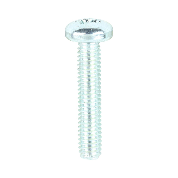 TIMCO Machine Pan Head Silver Screws - M4 x 20 (100pcs)