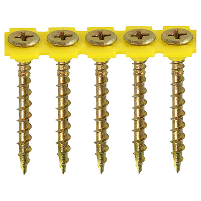 TIMCO Collated Solo Countersunk Gold Woodscrews - 4.2 x 40 (1000pcs)