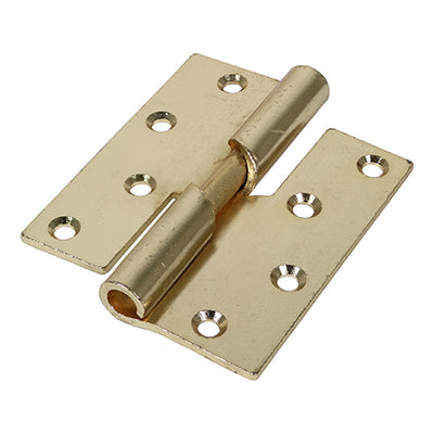 TIMCO Rising Butt Hinges Right Hand Steel Electro Brass - 100 x 86 (2pcs)