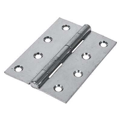 TIMCO Butt Hinges Fixed Pin (1838) Steel Silver - 100 x 70 (2pcs)