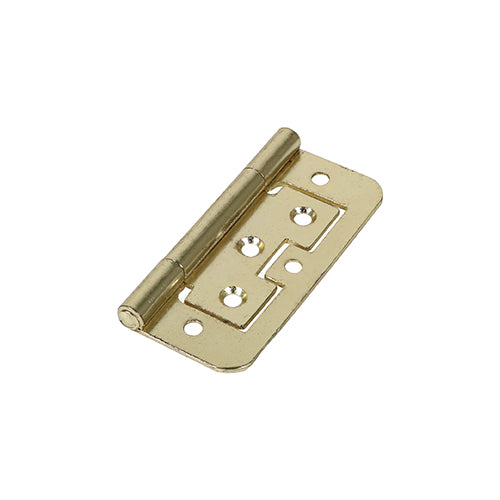 TIMCO Flush Hinges (105) Steel Electro Brass - 75 x 51 (2pcs)