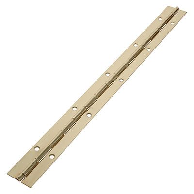 TIMCO Piano Hinges Steel Electro Brass - 1800 x 25 (10pcs)