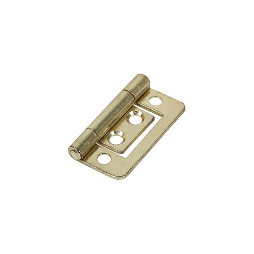 TIMCO Flush Hinges (105) Steel Electro Brass - 38 x 28 (2pcs)