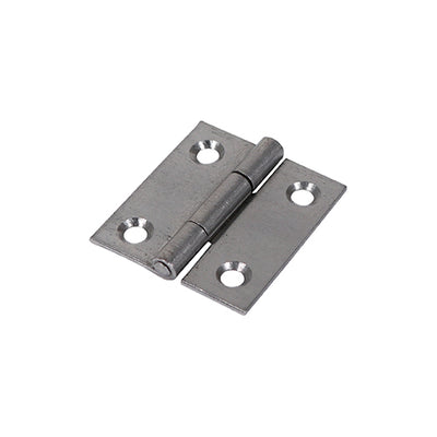 TIMCO Butt Hinges Fixed Pin (1838) Steel Self Colour - 38 x 34 (2pcs)