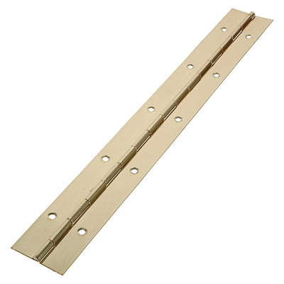 TIMCO Piano Hinges Steel Electro Brass - 1800 x 38 (10pcs)