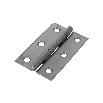 TIMCO Uncranked Butt Hinges (5050) Steel Self Colour - 75 x 48 (2pcs)