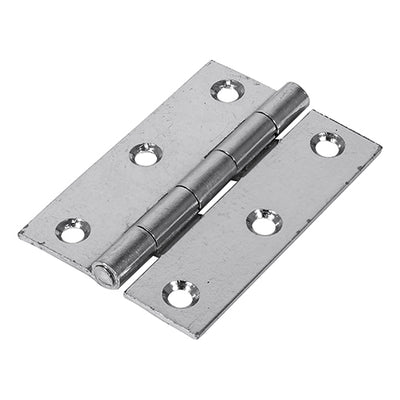 TIMCO Butt Hinges Fixed Pin (1838) Steel Silver - 63 x 44 (2pcs)