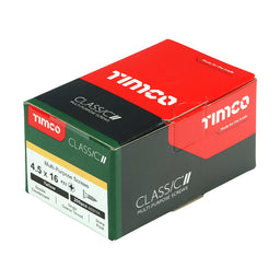 TIMCO Classic Multi-Purpose Countersunk Gold Woodscrews - 4.5 x 16 (200pcs)
