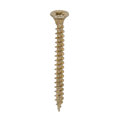 TIMCO C2 Strong-Fix Multi-Purpose Premium Countersunk Gold Woodscrews - 4.5 x 50 (200pcs)