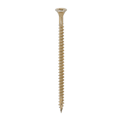 TIMCO C2 Strong-Fix Multi-Purpose Premium Countersunk Gold Woodscrews - 4.5 x 80 (200pcs)