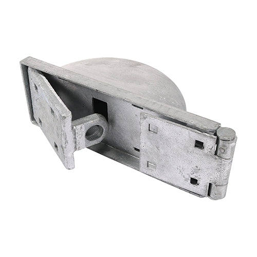 TIMCO Heavy Duty Padlock Protection Bar Left Hot Dipped Galvanised - 7.5