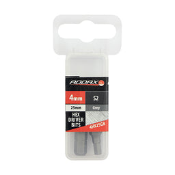 TIMCO Hex Driver Bit S2 Grey - 4.0 x 25 (2pcs)