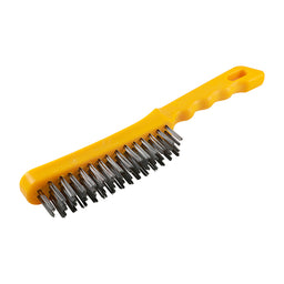 TIMCO Plastic Handle Wire Brush - 4 Rows