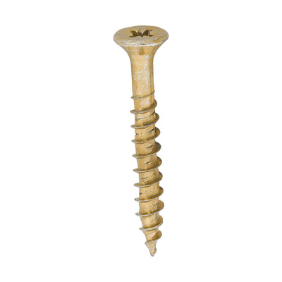 TIMCO Velocity Premium Multi-Use Countersunk Gold Woodscrews - 5.0 x 40 (200pcs)