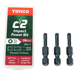 TIMCO C2 Clamp-Fix Multi-Purpose Premium Countersunk Gold Woodscrews - 5.0 x 50 (600pcs)