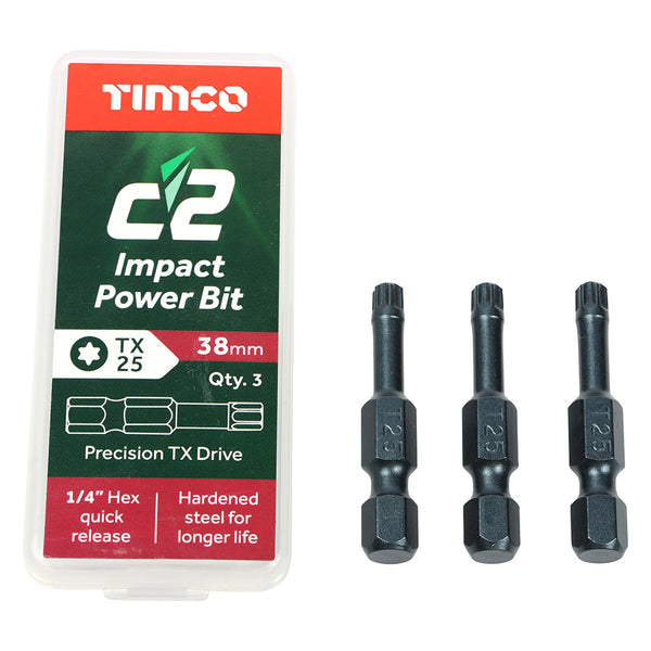 TIMCO C2 Clamp-Fix Multi-Purpose Premium Countersunk Gold Woodscrews - 5.0 x 50 (600pcs)