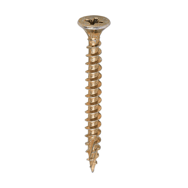 TIMCO C2 Strong-Fix Multi-Purpose Premium Countersunk Gold Woodscrews - 5.0 x 50 (600pcs)