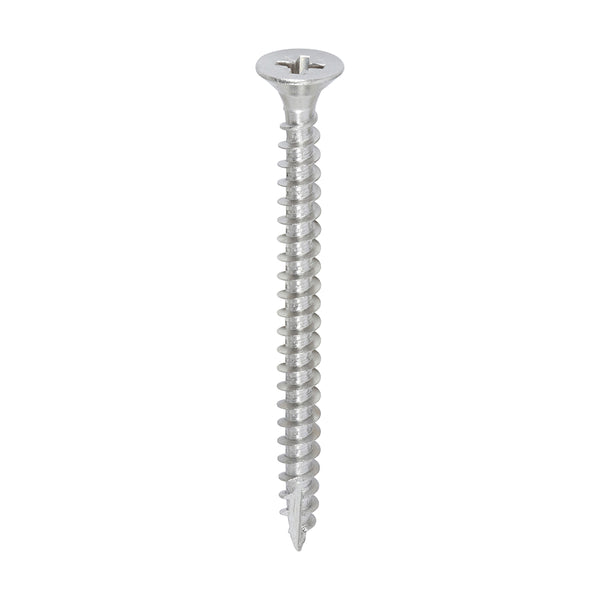 TIMCO Classic Multi-Purpose Countersunk A2 Stainless Steel Woodcrews - 5.0 x 60 (200pcs)