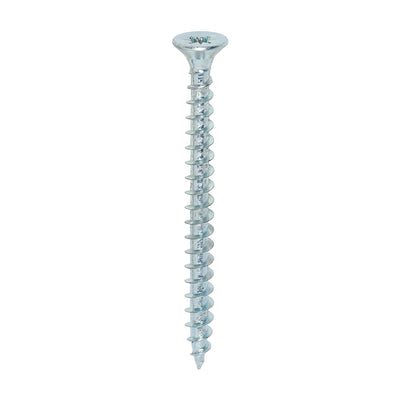 TIMCO Solo Countersunk Silver Woodscrews - 5.0 x 60 (200pcs)