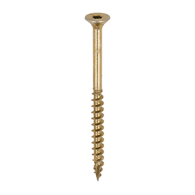 TIMCO C2 Clamp-Fix Multi-Purpose Premium Countersunk Gold Woodscrews - 5.0 x 70 (375pcs)