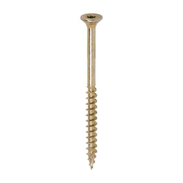 TIMCO C2 Clamp-Fix Multi-Purpose Premium Countersunk Gold Woodscrews - 5.0 x 70 (200pcs)