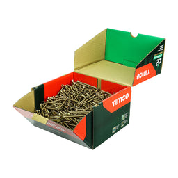 TIMCO C2 Strong-Fix Multi-Purpose Premium Countersunk Gold Woodscrews - 5.0 x 70 (1000pcs)