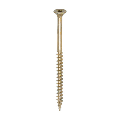 TIMCO C2 Clamp-Fix Multi-Purpose Premium Countersunk Gold Woodscrews - 5.0 x 80 (200pcs)