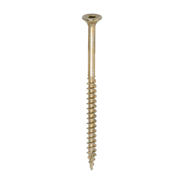 TIMCO C2 Clamp-Fix Multi-Purpose Premium Countersunk Gold Woodscrews - 5.0 x 80 (200pcs)