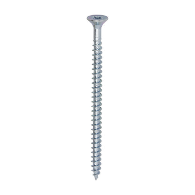 TIMCO Solo Countersunk Silver Woodscrews - 5.0 x 80 (200pcs)