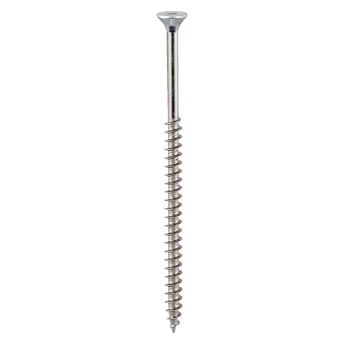 TIMCO Solo Countersunk Silver Woodscrews - 5.0 x 80 (200pcs)