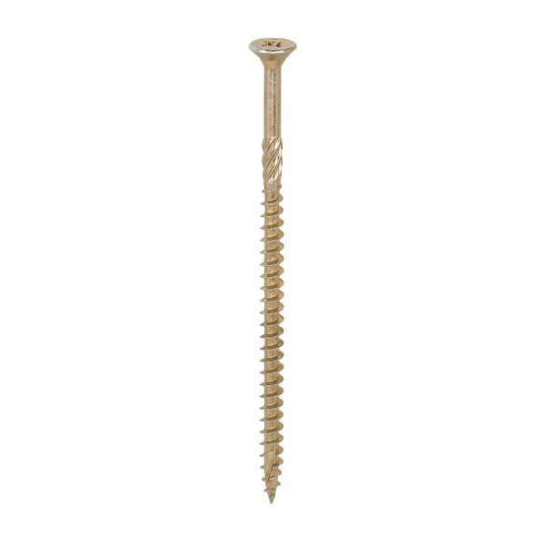 TIMCO C2 Strong-Fix Multi-Purpose Premium Countersunk Gold Woodscrews - 5.0 x 100 (300pcs)