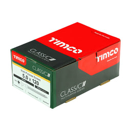 TIMCO Classic Multi-Purpose Countersunk Gold Woodscrews - 5.0 x 120 (100pcs)