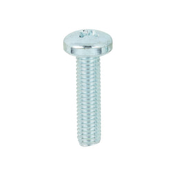 TIMCO Machine Pan Head Silver Screws - M5 x 20 (100pcs)