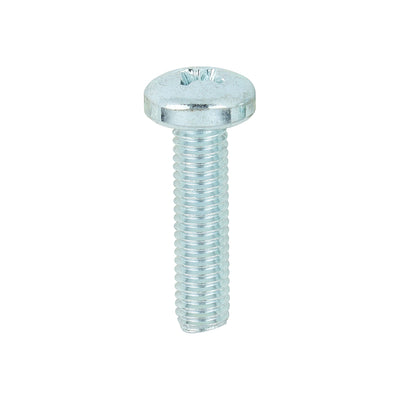 TIMCO Machine Pan Head Silver Screws - M5 x 20 (100pcs)