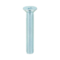 TIMCO Machine Countersunk Silver Screws - M5 x 30 (100pcs)