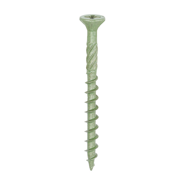 TIMCO Decking Screws Countersunk Exterior Green - 4.5 x 50 (200pcs)