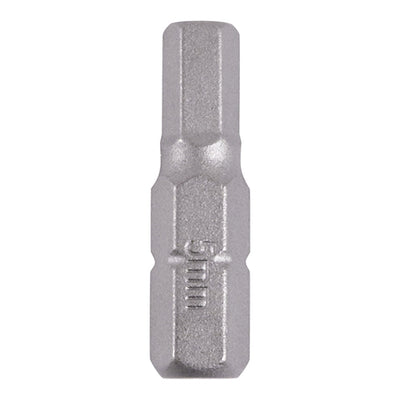 TIMCO Hex Driver Bit S2 Grey - 5.0 x 25 (2pcs)