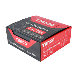 TIMCO Tape Measure - 5m/16ft x 25mm