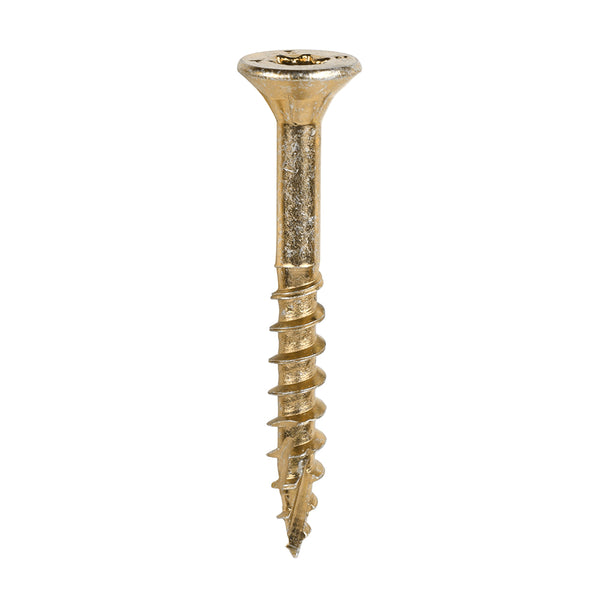 TIMCO C2 Clamp-Fix Multi-Purpose Premium Countersunk Gold Woodscrews - 6.0 x 50 (200pcs)