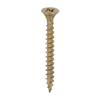 TIMCO C2 Strong-Fix Multi-Purpose Premium Countersunk Gold Woodscrews - 6.0 x 60 (200pcs)